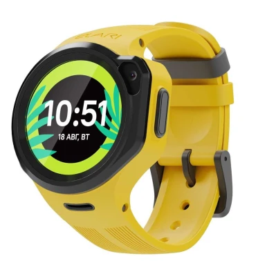 Smart watch ELARI KidPhone 4GR, 1.3", yellow